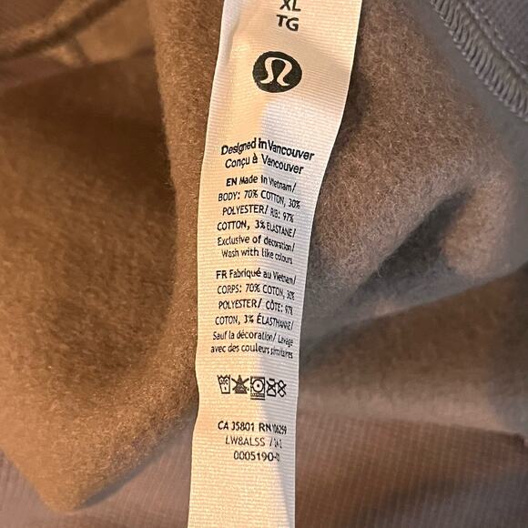 Lululemon Scuba HR Mini Skirt Light Brown Size XL Above Knee NWT Athleisure - Picture 7 of 7